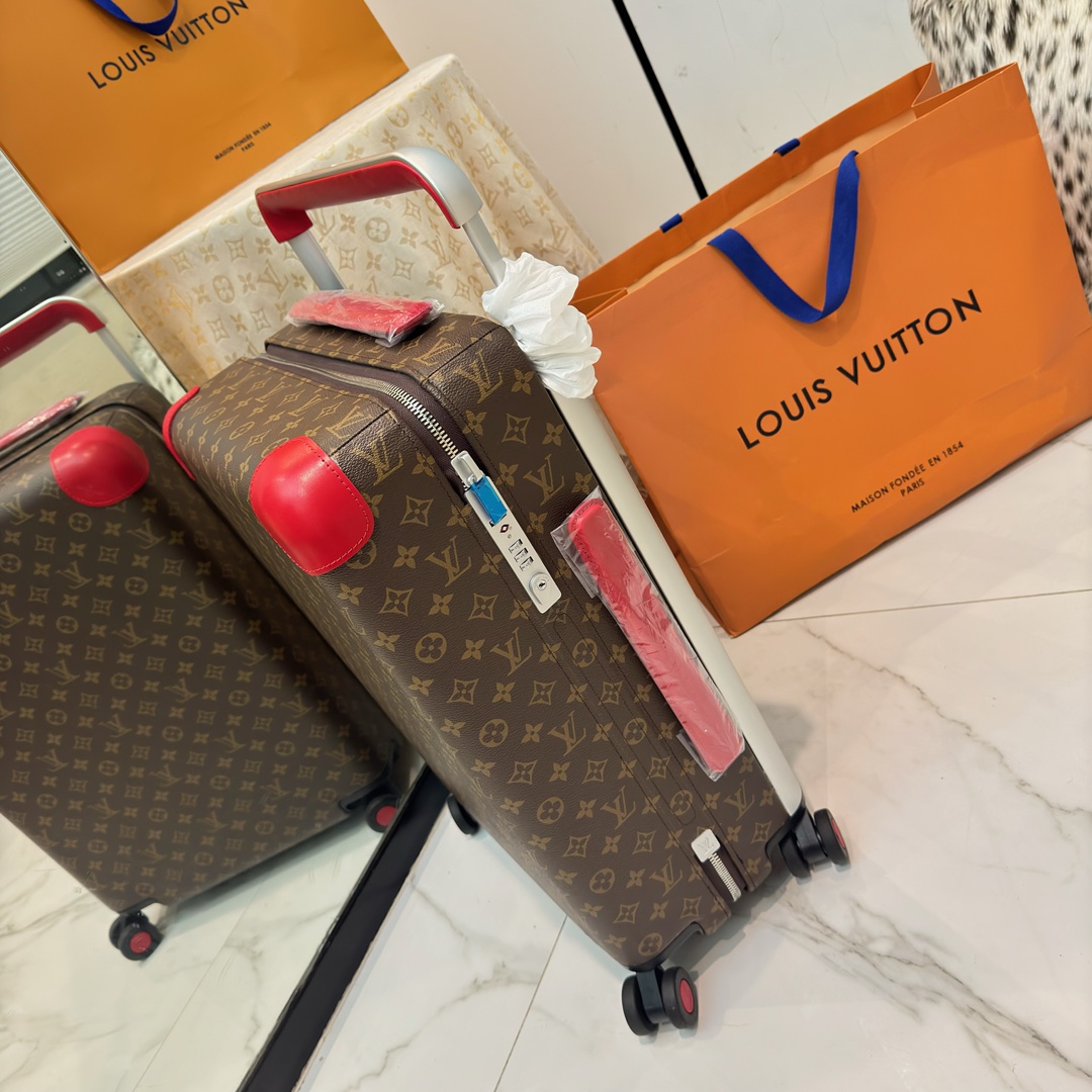 Louis Vuitton Horizon Monogram Brown with Red accents Standard travel