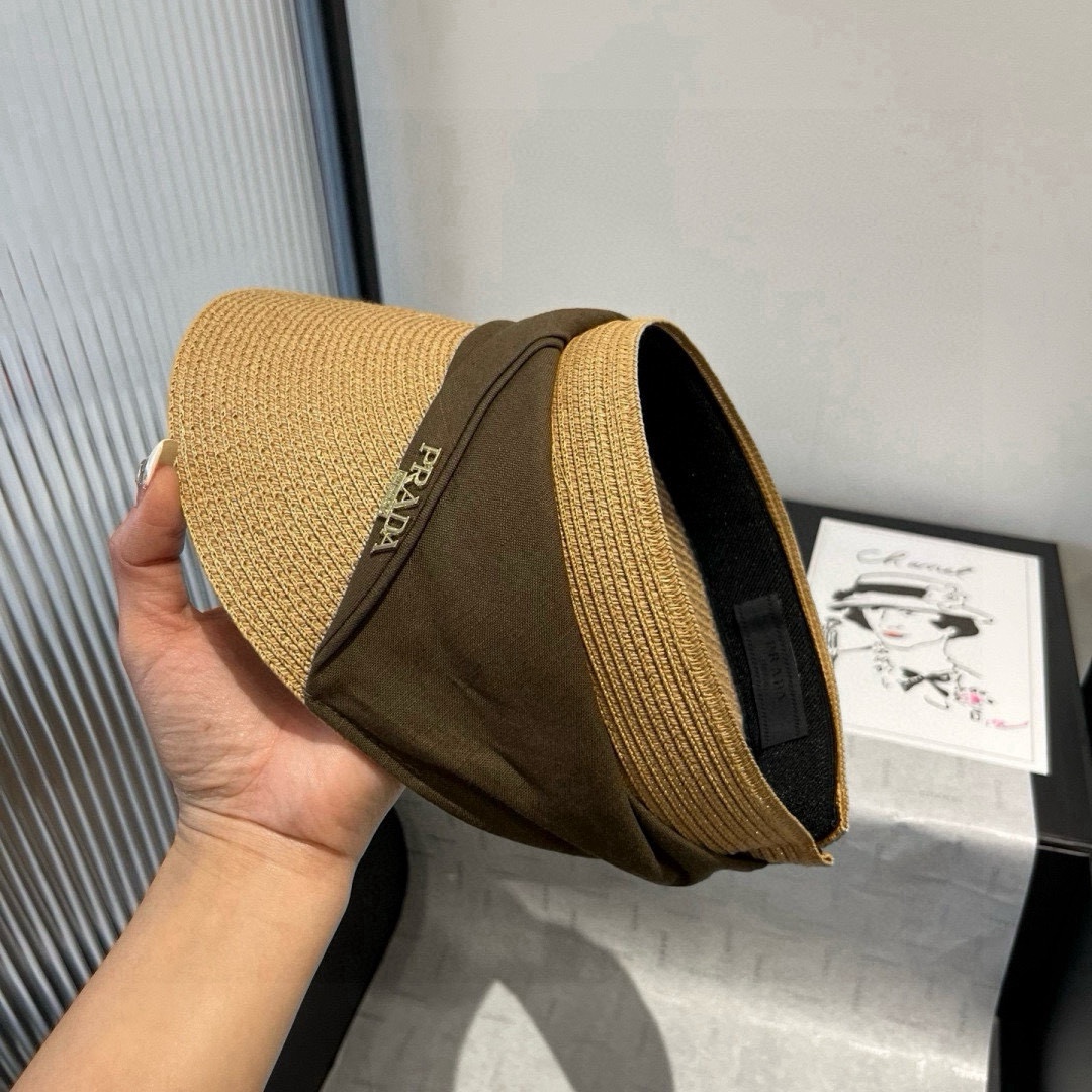 🆕

PRADA普拉达新款遮阳帽，发箍草帽