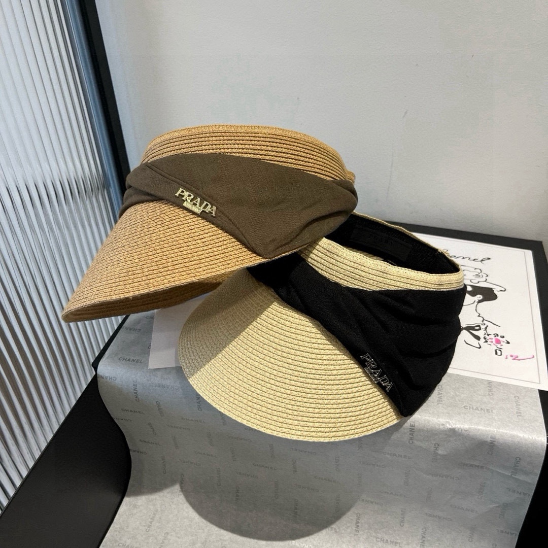 🆕

PRADA普拉达新款遮阳帽，发箍草帽