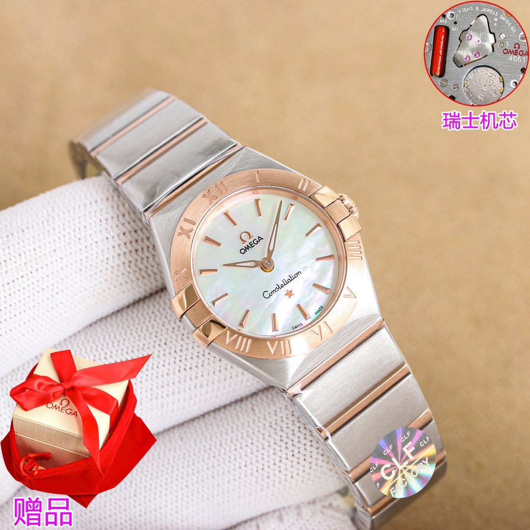 “Omega Constellation Swiss Rock Watch Review: Elegant Design, Waterproofing, and Swiss Precision for Ladies”