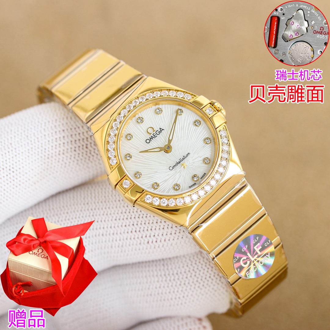 “Omega Constellation 28mm Swiss Rock Watch Review: Elegant Design & Swiss Precision” - 图片 7