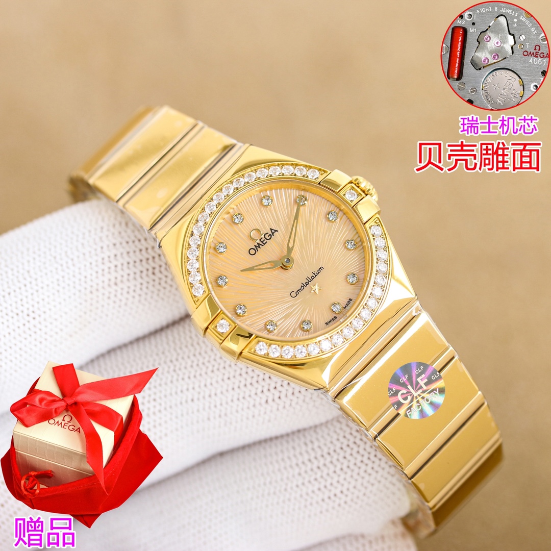 “Omega Constellation 28mm Swiss Rock Watch Review: Elegant Design & Swiss Precision” - 图片 6