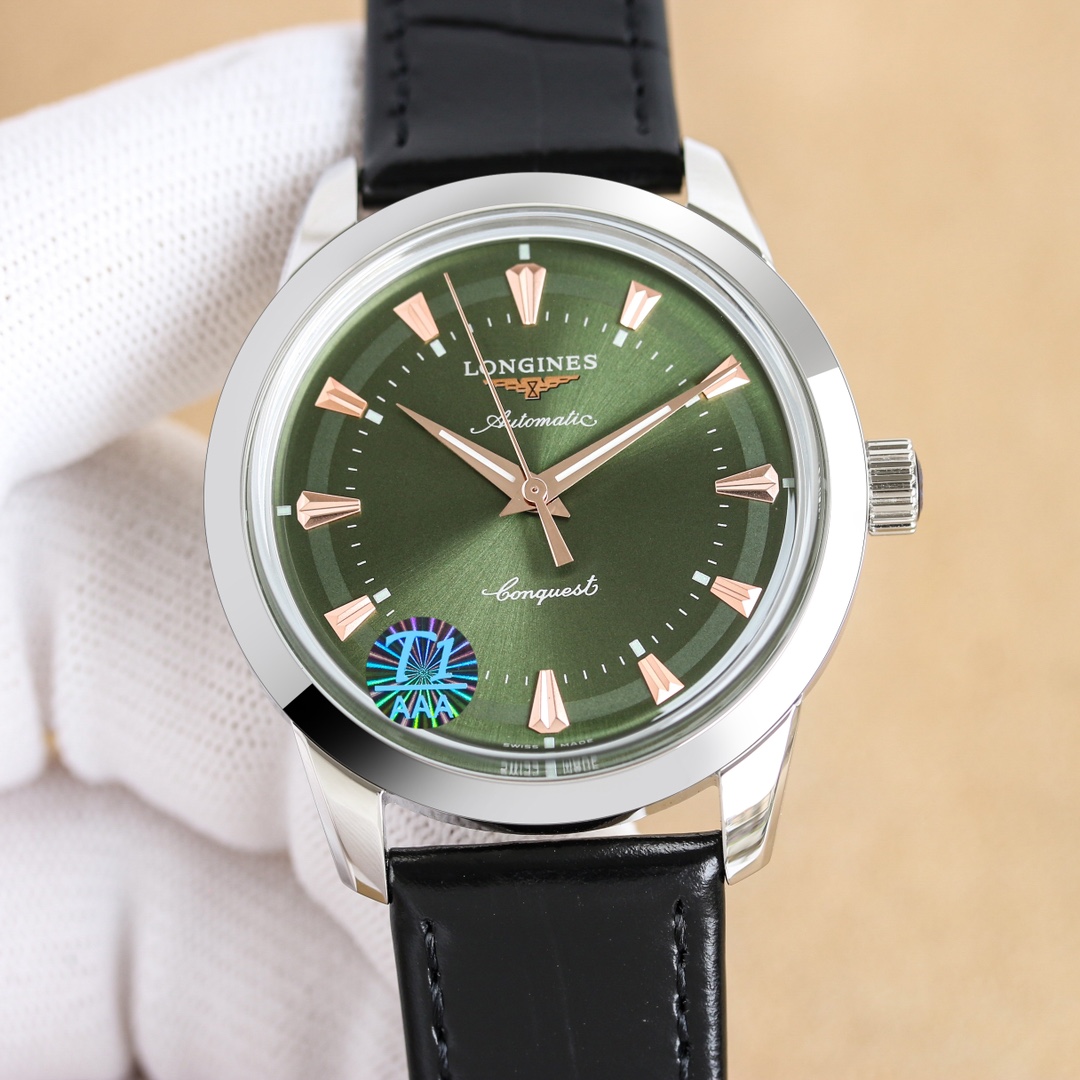 NO:741778,Gold 2026/New AF factory's new Longines/Concas three-hand series watch. This watch is inspired by the Concas series launched by Longines in 1959. While retaining modern wearing needs, it restores the design of the original watch in 1959 to the greatest extent!  The retro zodiac style is obvious. As a classic replica series watch, it is simple and elegant, showing calmness and magnanimity!  [Functions are synchronized with the original version], [Case] The watch size is 40mm/10.8mm. It is developed with care and does not miss any detail. It meticulously restores the unique elegant essence of the Concas series case, allowing the wearer to feel comfortable while wearing it.  The style and craftsmanship are both authentic. The design on the dial is exactly the same as the original, and the male and female cannot be distinguished by the naked eye. The imported () movement is equipped with better stability. The front and rear glass are made of sapphire glass, which improves wear resistance and durability while retaining the retro charm of the classic series. It is paired with Italian cowhide to make the wrist more fit and comfortable, and the original folding buckle is engraved with the Longines classic logo, longines, cowhide19860909金 2026/全新 AF厂新作 浪琴/康卡三针系列腕表, 这款腕表以浪琴1959年推出的康卡斯系列作品为设计灵感,在保留现代佩戴需求的同时,最大程度上还原了1959年原款腕表的设计！复古生肖风格明显,作为经典复刻系列表款,简约优雅尽显从容气度！【功能与原版同步】,【表壳】腕表尺寸40mm/10.8mm,用心研发,不放过任何细节,一丝不苟的还原康卡斯系列表壳独特的优雅精髓,让佩戴者在佩戴过程中既贴手舒适. 版型和工艺均同步正品.操表盘上的设计同正品如出一格,肉眼无法辨雌雄.搭载的进口()机芯,稳定性更佳.前后玻璃采用蓝宝石玻璃,提升耐磨耐用性的同时,保留了经典系列的复古韵味.搭配意大利牛皮让手腕更贴合舒适,原装折叠扣雕刻浪琴经典标志,,,longines,cowhide,Watch