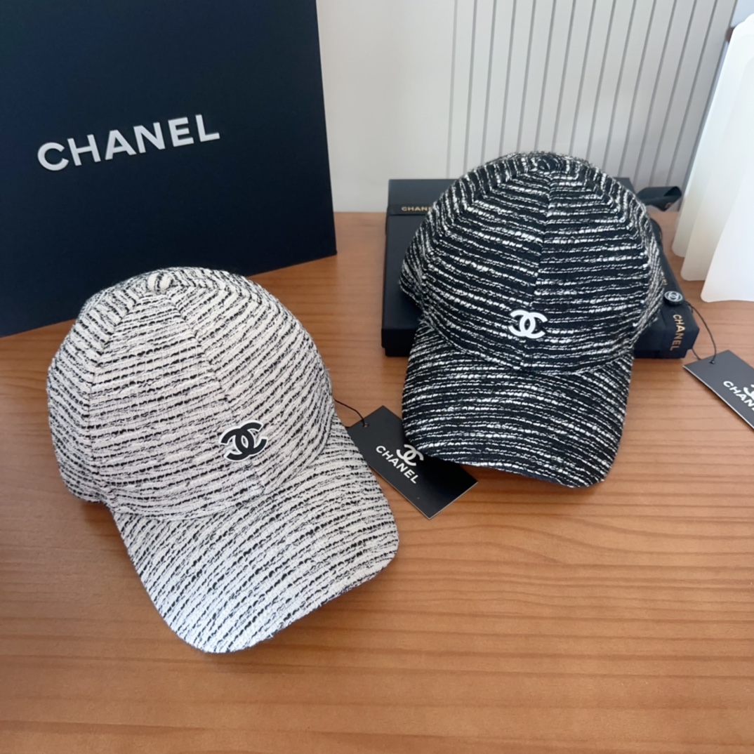 

香奈儿CHANEL 新品硬顶棒球帽，小香logo经典简约，时尚休闲设计 跑量新品