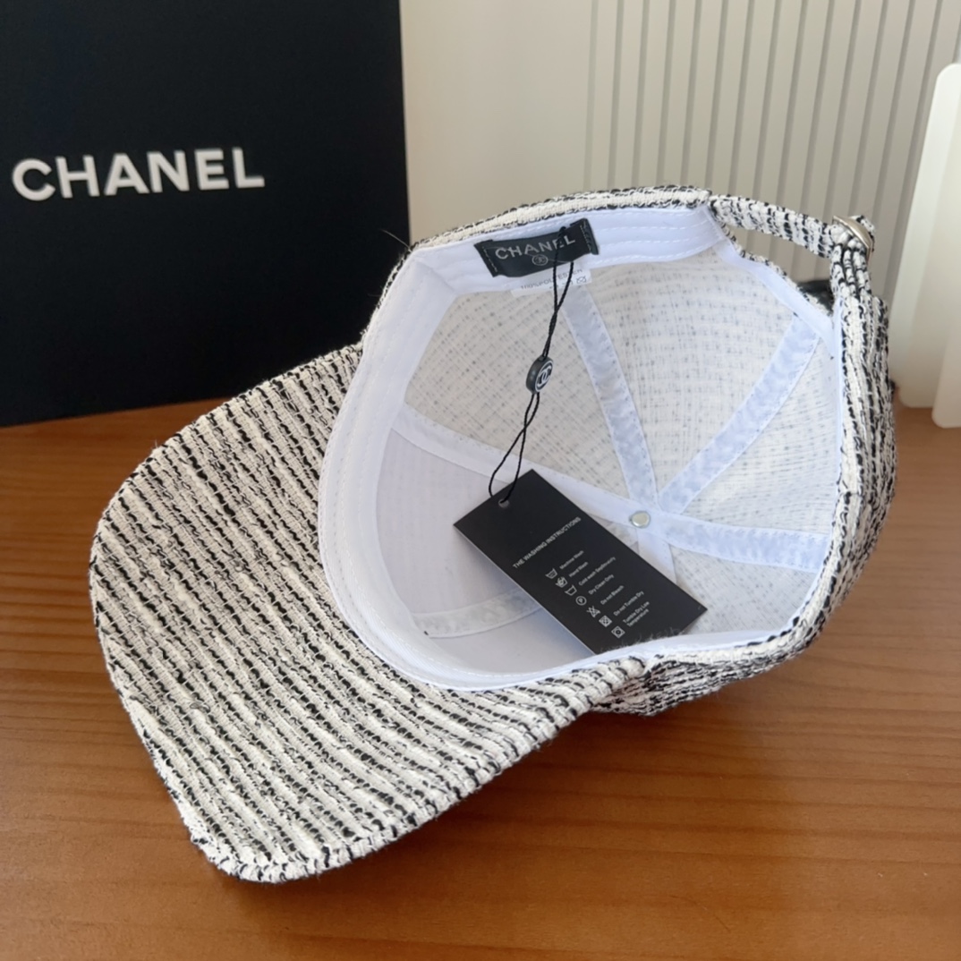 

香奈儿CHANEL 新品硬顶棒球帽，小香logo经典简约，时尚休闲设计 跑量新品