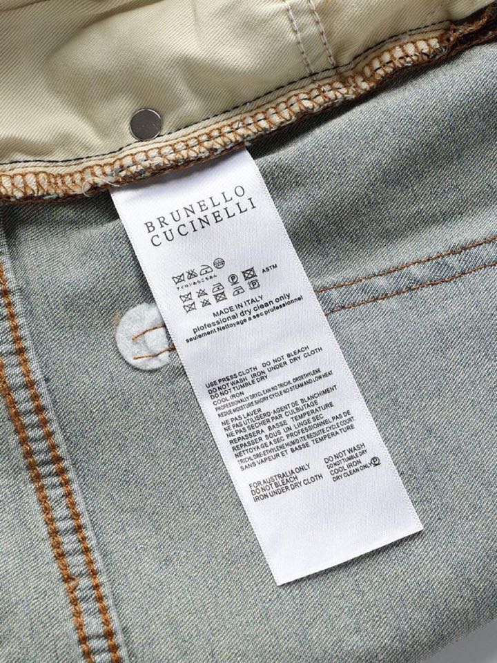 Brumello Cucinelli BC Original Cowboy Pants: Advanced Design, Tailoring, Quality, Imported Fabric – Size 29-38 (No. 35) - 图片 9
