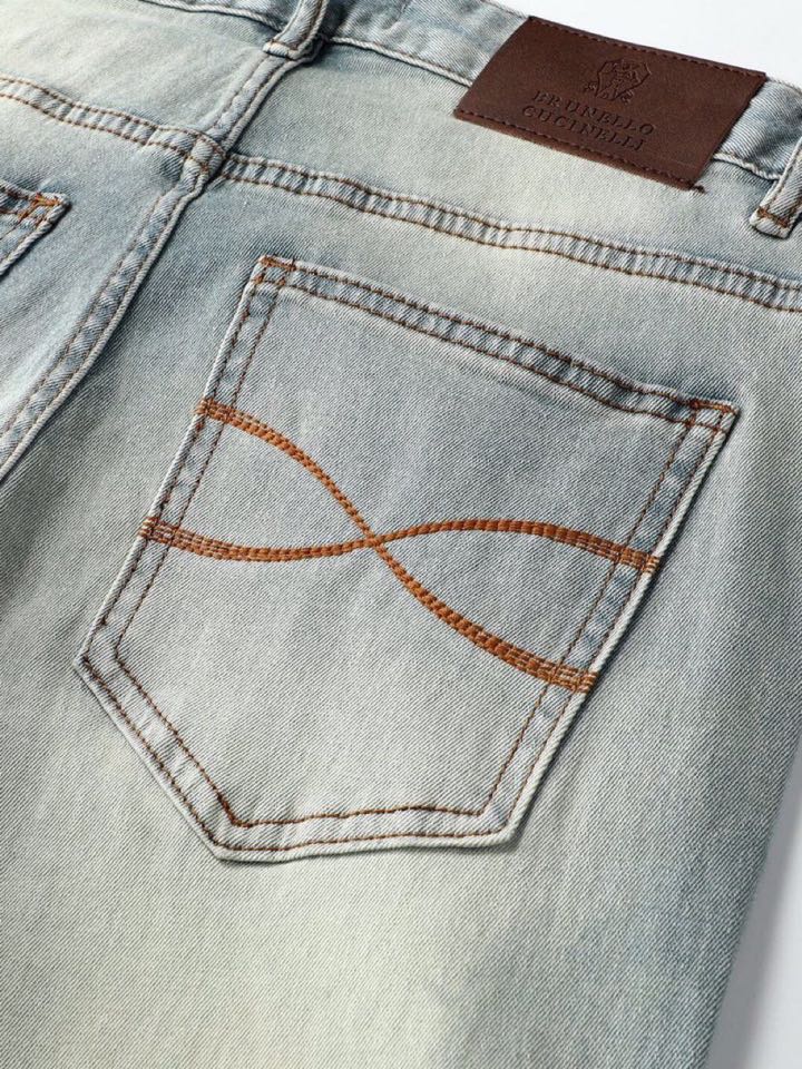 Brumello Cucinelli BC Original Cowboy Pants: Advanced Design, Tailoring, Quality, Imported Fabric – Size 29-38 (No. 35) - 图片 8