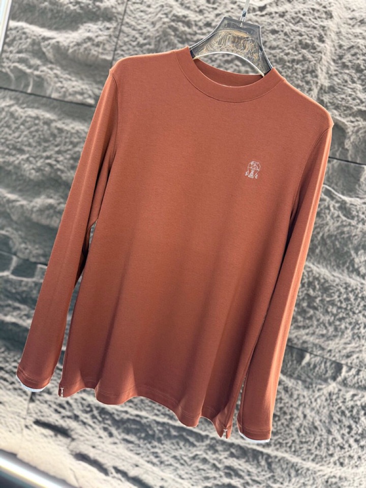 “New Men’s Cotton T-shirts by Brunello Cucinelli for Autumn & Winter 2025: Luxurious, High-Quality, and Stylish” - 图片 8