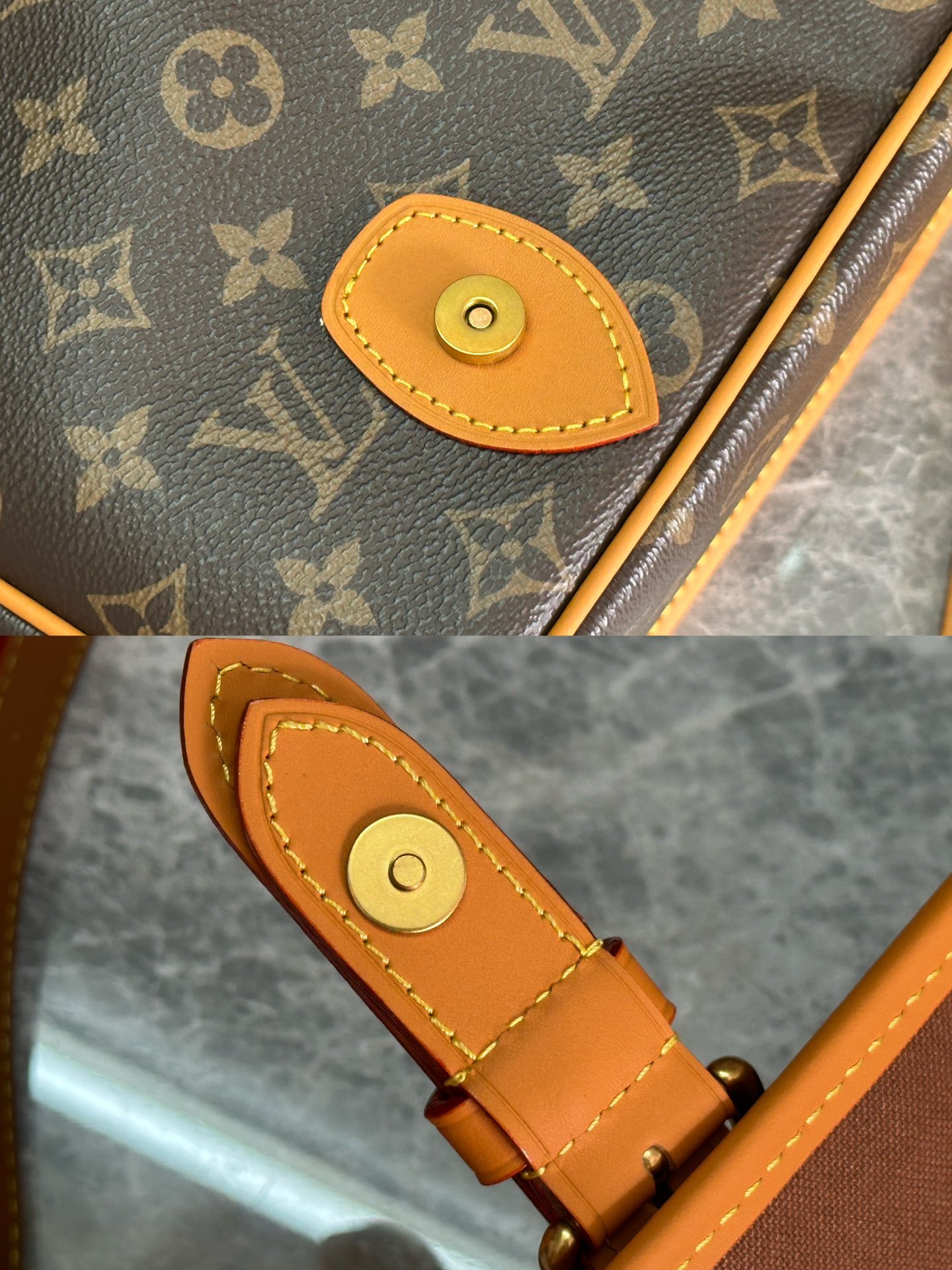 P ¥550 【163C01动态芯片】顶级原单🌟💥型号:M14723,本款 Satchel 邮差包向 1990 年代的经典 Gibecière 手袋汲取灵感,为 Monogram 帆布搭配牛皮革饰边。翻盖开合配有精巧搭扣,别致前袋和笔记本电脑加衬内袋彰显功能考量,复古格调可轻松点亮各式造型。
24 x 12 x 35.5 厘米
(高 x 宽 x 长度