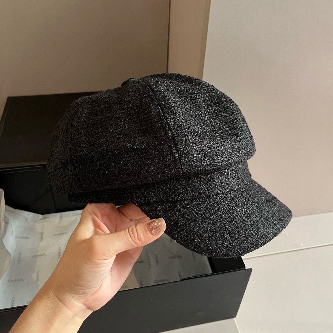 🆕

Chanel香奈儿八角南瓜帽，画家帽，头围57cm