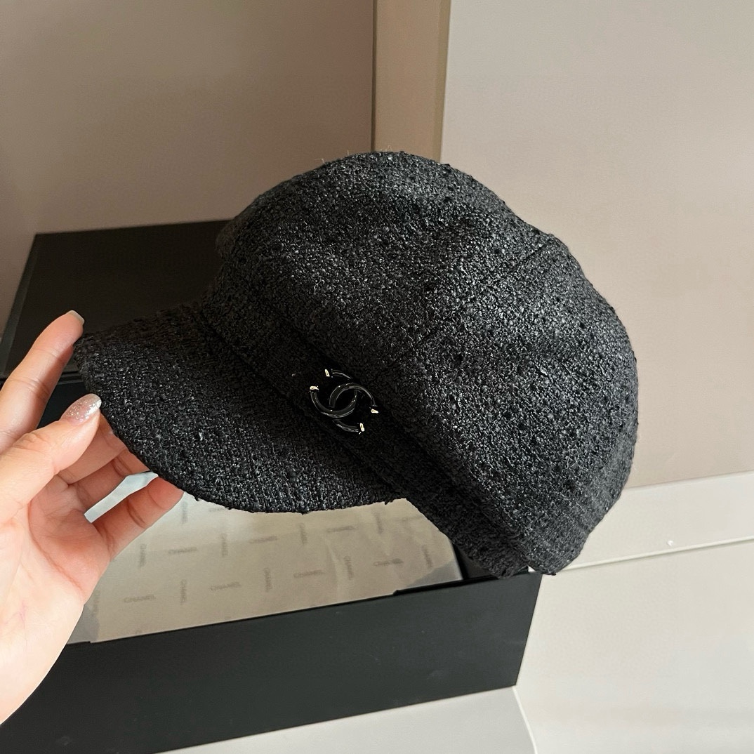 🆕

Chanel香奈儿八角南瓜帽，画家帽，头围57cm