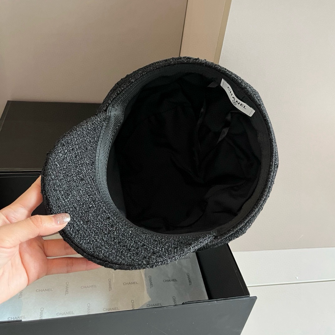 🆕

Chanel香奈儿八角南瓜帽，画家帽，头围57cm