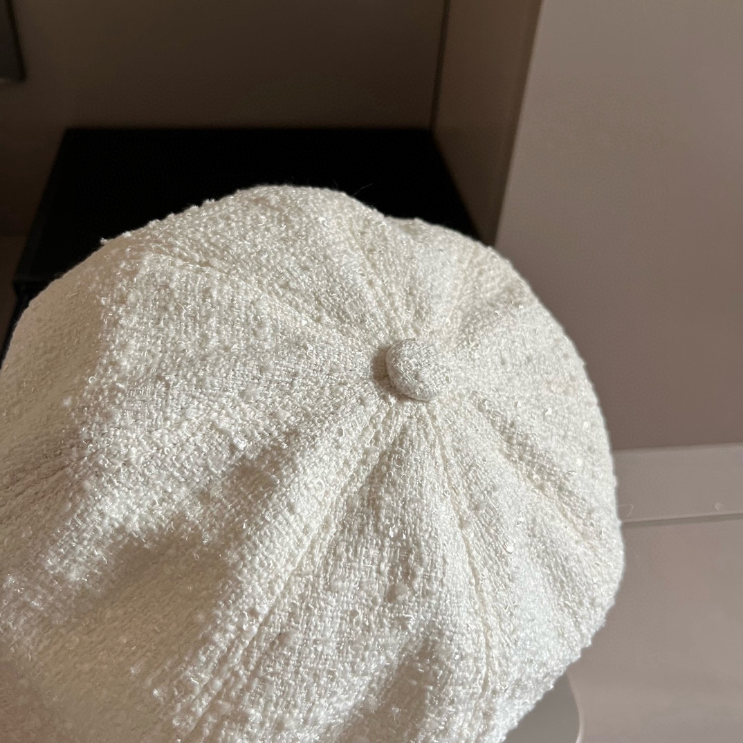 🆕

Chanel香奈儿八角南瓜帽，画家帽，头围57cm