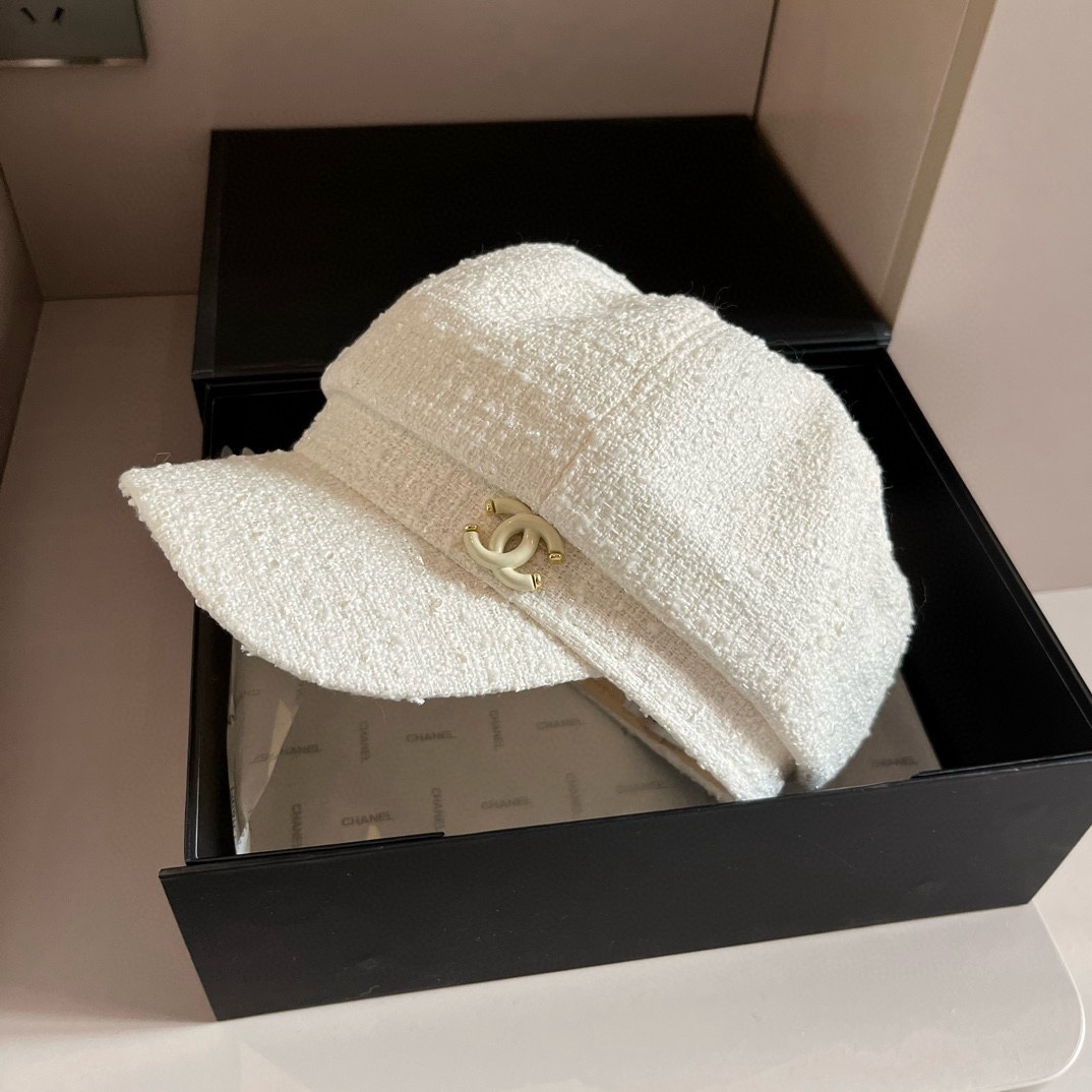 🆕

Chanel香奈儿八角南瓜帽，画家帽，头围57cm