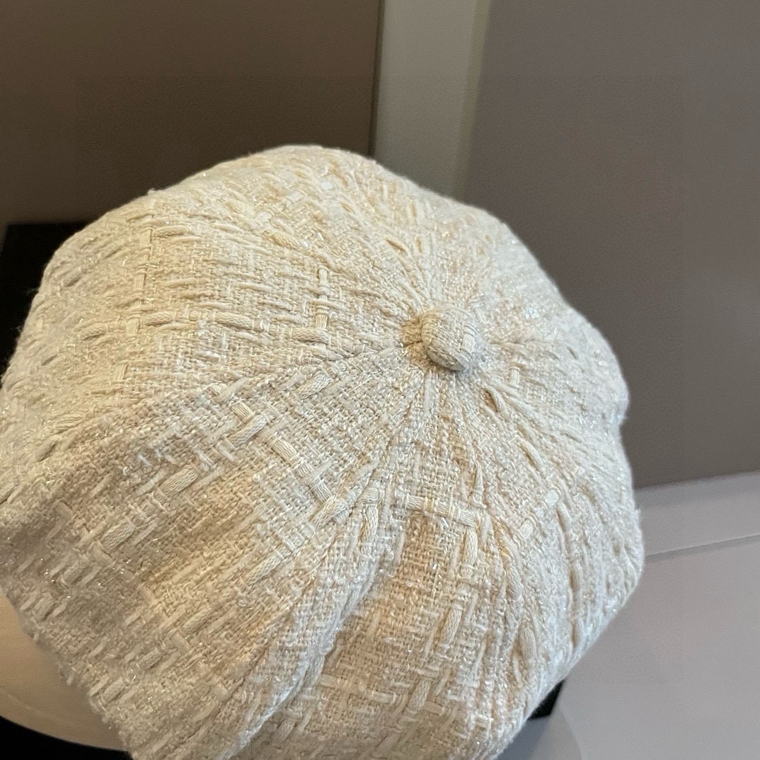 🆕

Chanel香奈儿画家帽，鸭舌军帽，头围57cm