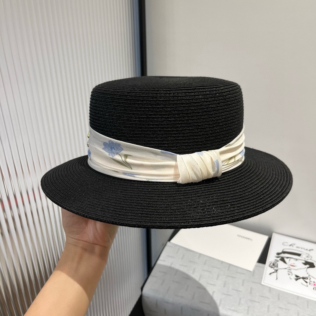 🆕

Chanel香奈儿平顶礼帽，头围57cm