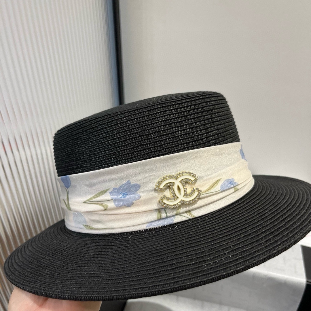 🆕

Chanel香奈儿平顶礼帽，头围57cm