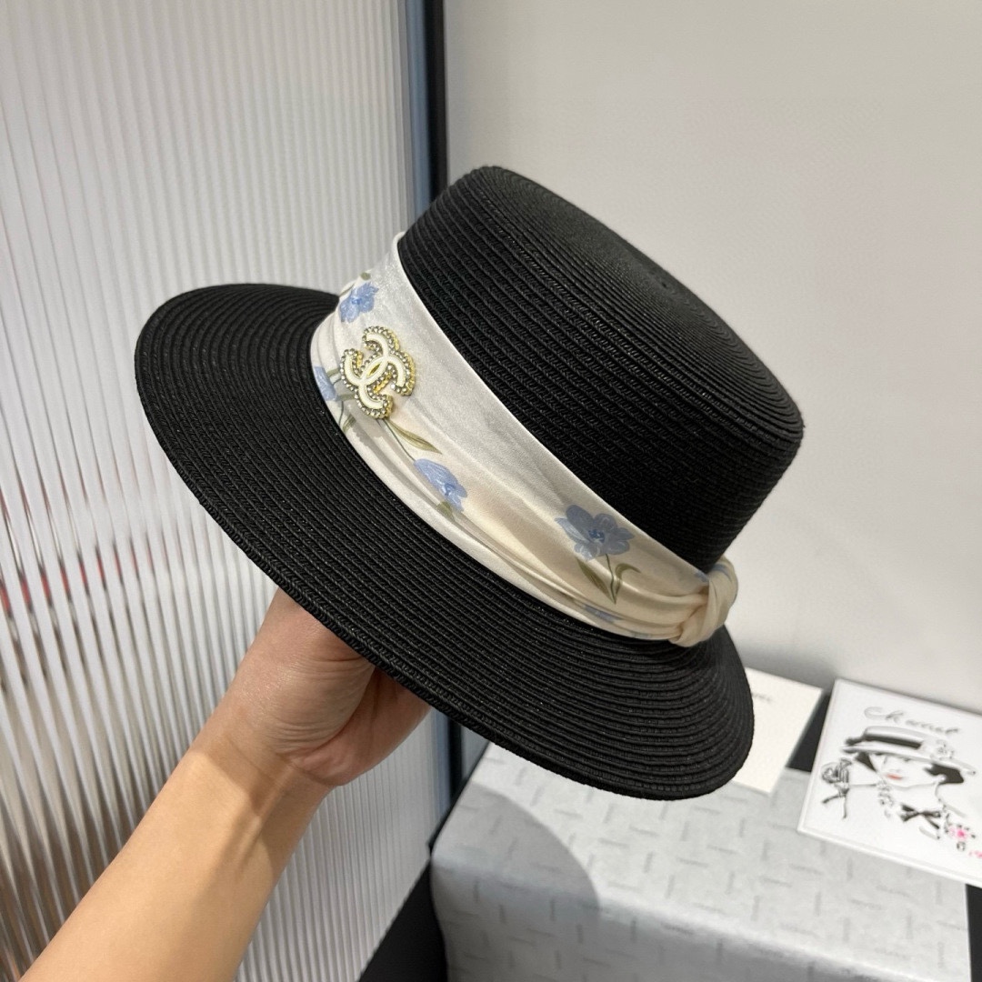 🆕

Chanel香奈儿平顶礼帽，头围57cm
