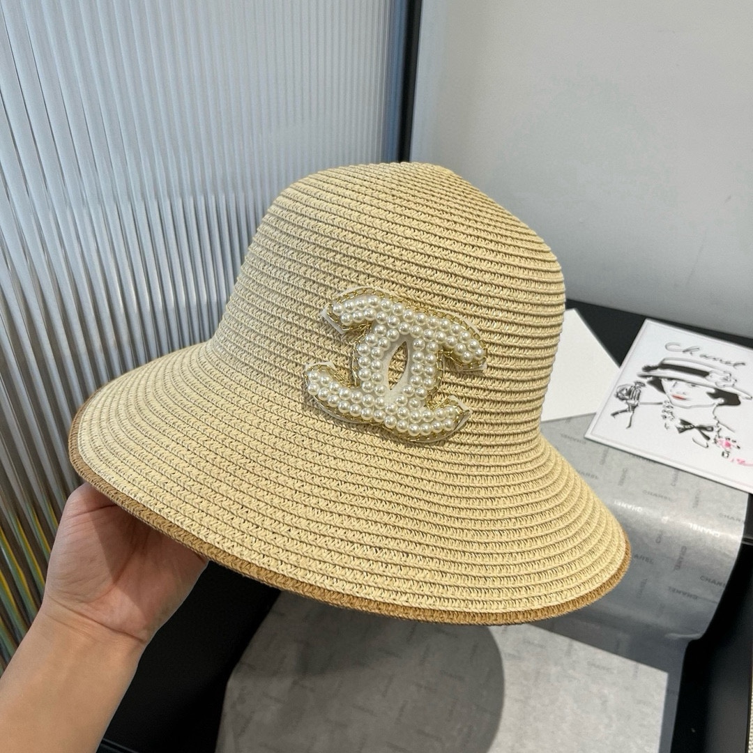 🆕

Chanel香奈儿新款草帽，名媛风，头围57cm