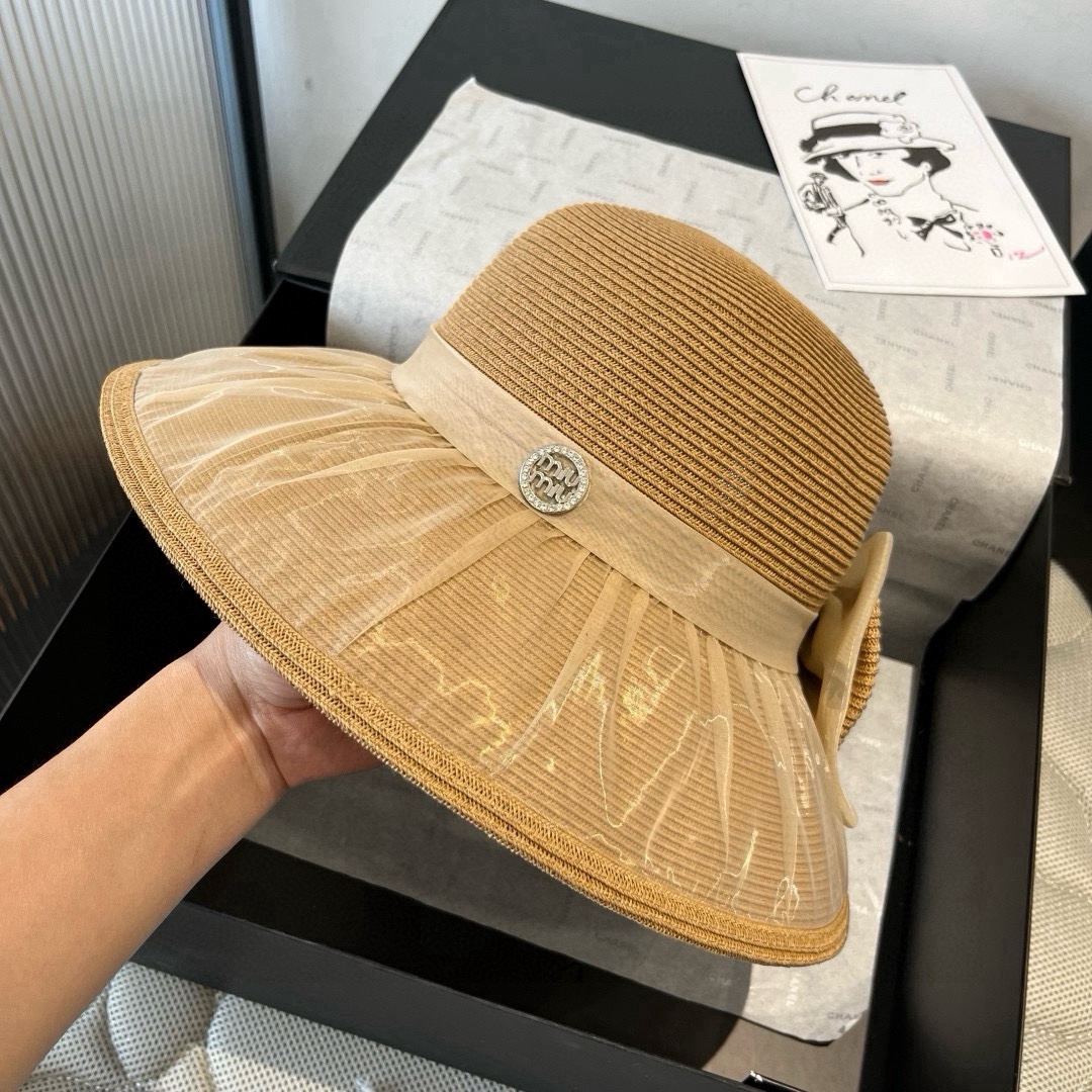 🆕

miumiu缪缪新款蝴蝶结盆帽，高端定制，头围57cm