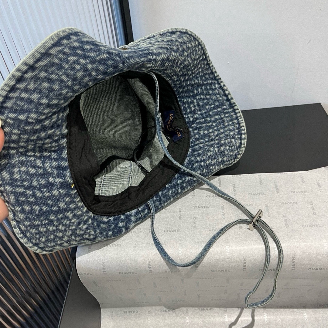 🆕

LV路易威登牛仔渔夫帽，头围57cm