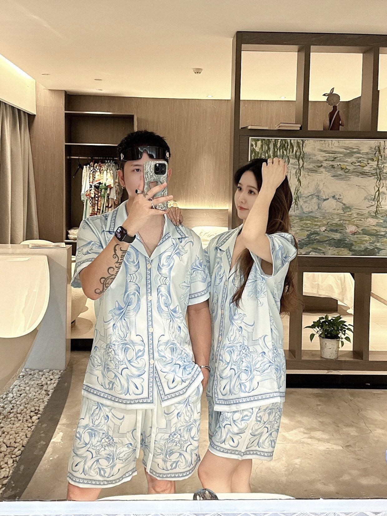 NO:522066,2025 Versace Home Home Clothing Haute Couture Korean silk fabrics skin-friendly and comfortable Couple style M~XXXL, versace, alexander wang198609092025 Versace家 家居服 高定韩国丝面料亲肤轻柔舒适 情侣款 M～XXXL,,versace,alexander wang,Men's clothing