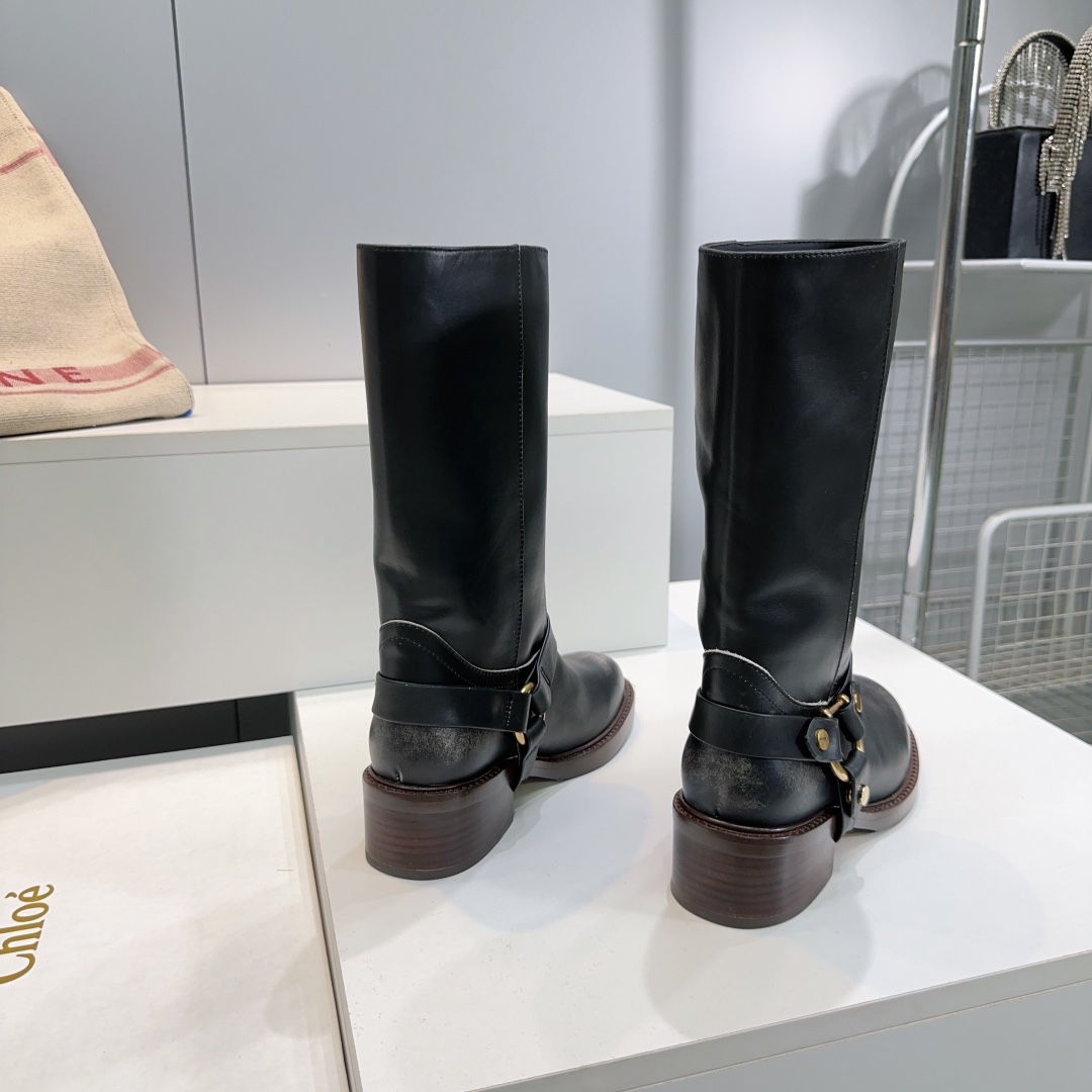 “High-Quality Chloe Chloe 2025 Retrobus Boots with Italian Leather – Review & Details” - 图片 6
