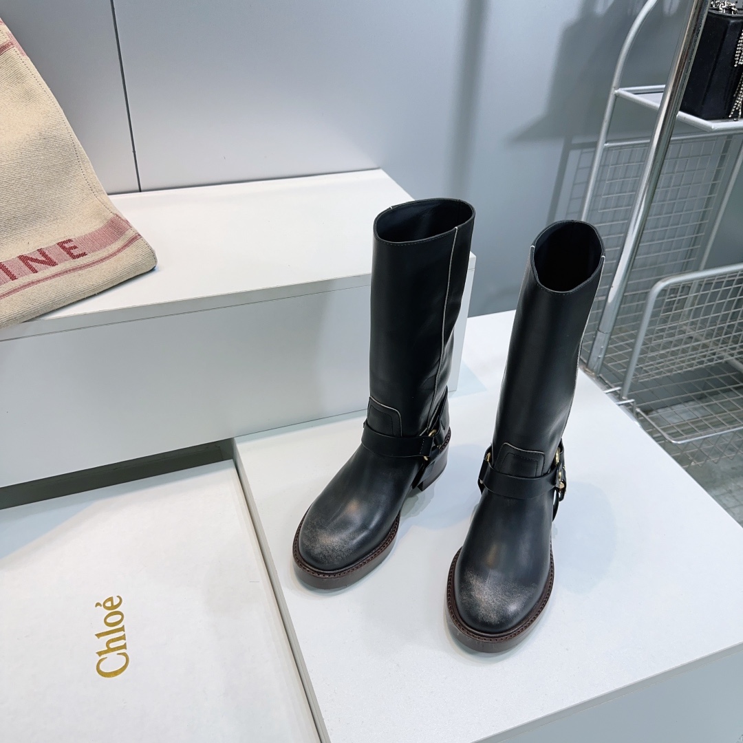 “High-Quality Chloe Chloe 2025 Retrobus Boots with Italian Leather – Review & Details” - 图片 4