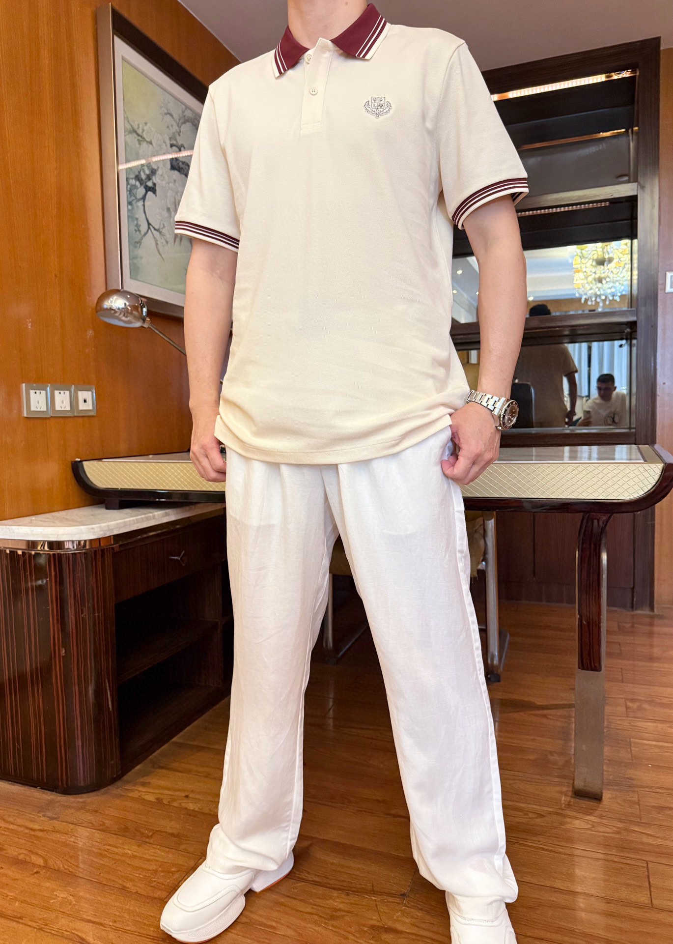 NO:503499,LP-2025 counter latest hot-selling Polo, London counter hot-selling items!  Selected Italian imported bead goblin cotton fabrics with the latest designs of the brand, the exquisite logo on the chest shows the style and upper body effect can be seen. The number of codes is 48-56 (model 173/130 wears 48, with Hong Kong Lane Crawford gift box packaging), loro piano, alexander wang19860909LP-2025专柜最新爆款Polo出货 伦敦专柜热销单品！精选意大利进口珠地精棉面料搭配品牌最新的设计,胸前的精致标志彰显格调上身效果看得见.码数48-56（模特173/130穿48,配香港连卡佛礼盒包装）,,loro piana,alexander wang,Men's clothing