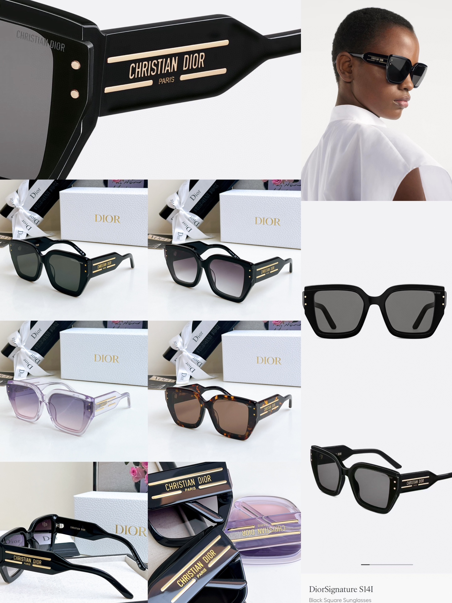 DIOR MOD: DiorSignatureS14F Talla: 64口18 140