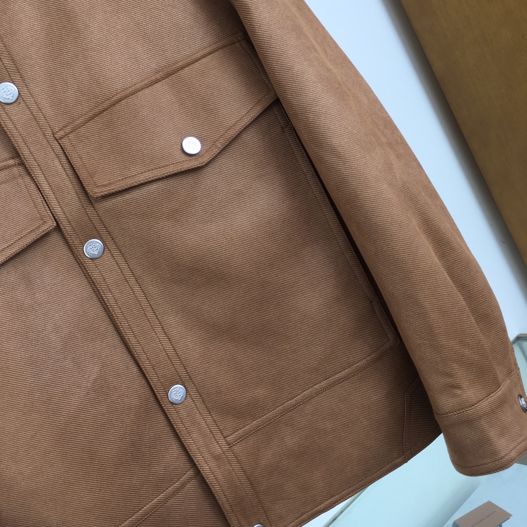 Men’s Brief Coats with Original Technology: Polyester Fibres, Cuffbuttons, Wrinkle Resistance – Black Tan Gray, Sizes 48-56. - 图片 7