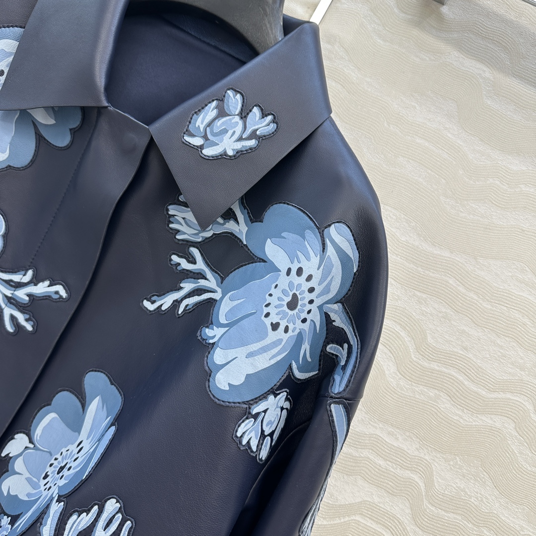 High-End Quality Control Hand-Made Leather Jacket – Exclusive Lamb Skin, Stylish & Sophisticated Design - 图片 3