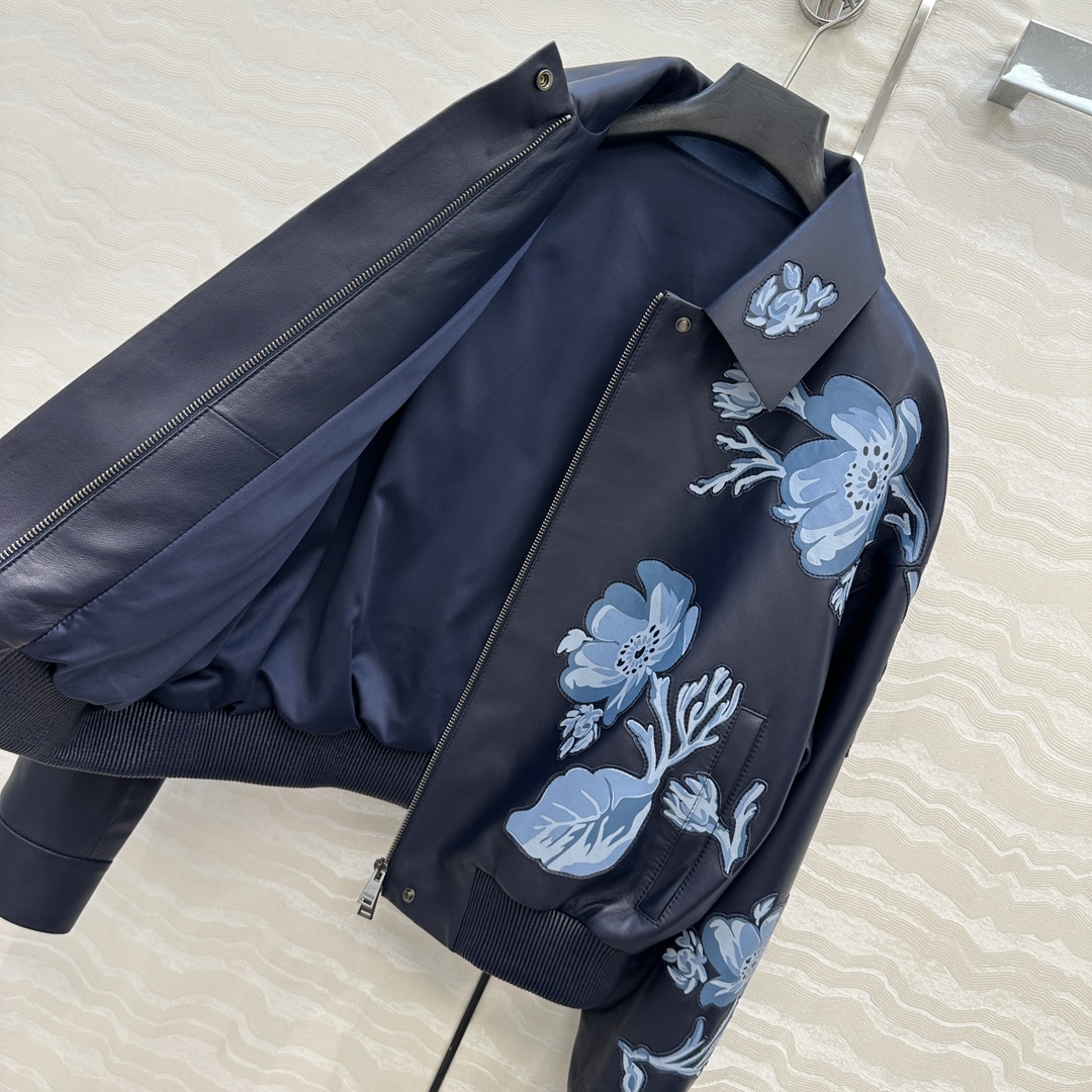 High-End Quality Control Hand-Made Leather Jacket – Exclusive Lamb Skin, Stylish & Sophisticated Design - 图片 7