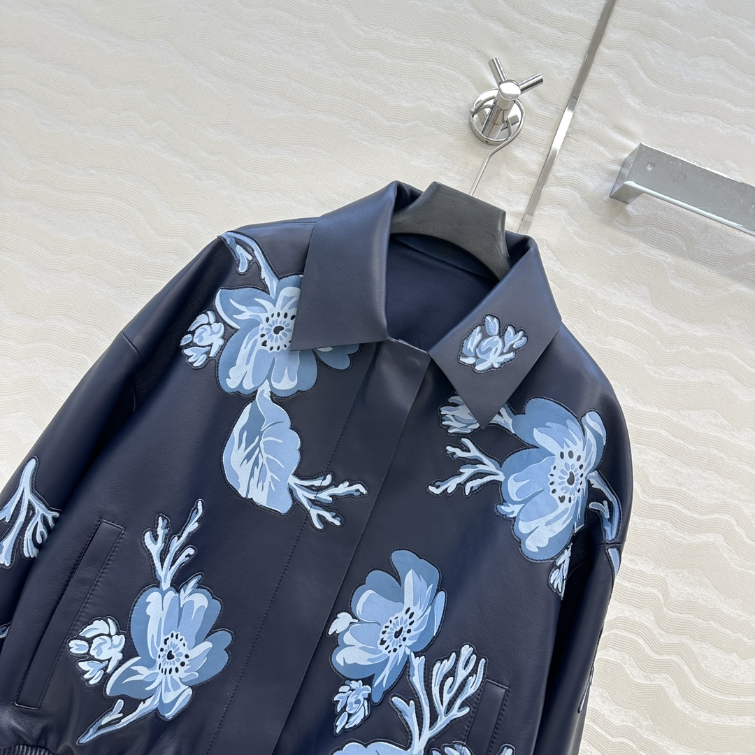 High-End Quality Control Hand-Made Leather Jacket – Exclusive Lamb Skin, Stylish & Sophisticated Design - 图片 2