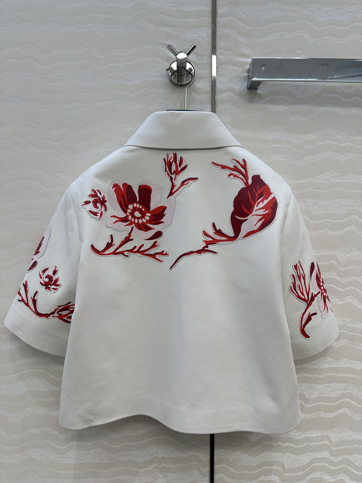 High-End Quality Control Short-Sleeve Coat – 100% Lamb Skin, Handmade, Stylish Classic, Luxury Design - 图片 8