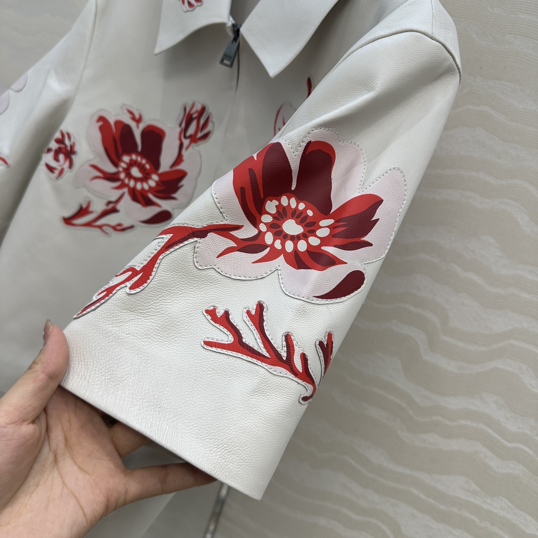 High-End Quality Control Short-Sleeve Coat – 100% Lamb Skin, Handmade, Stylish Classic, Luxury Design - 图片 5