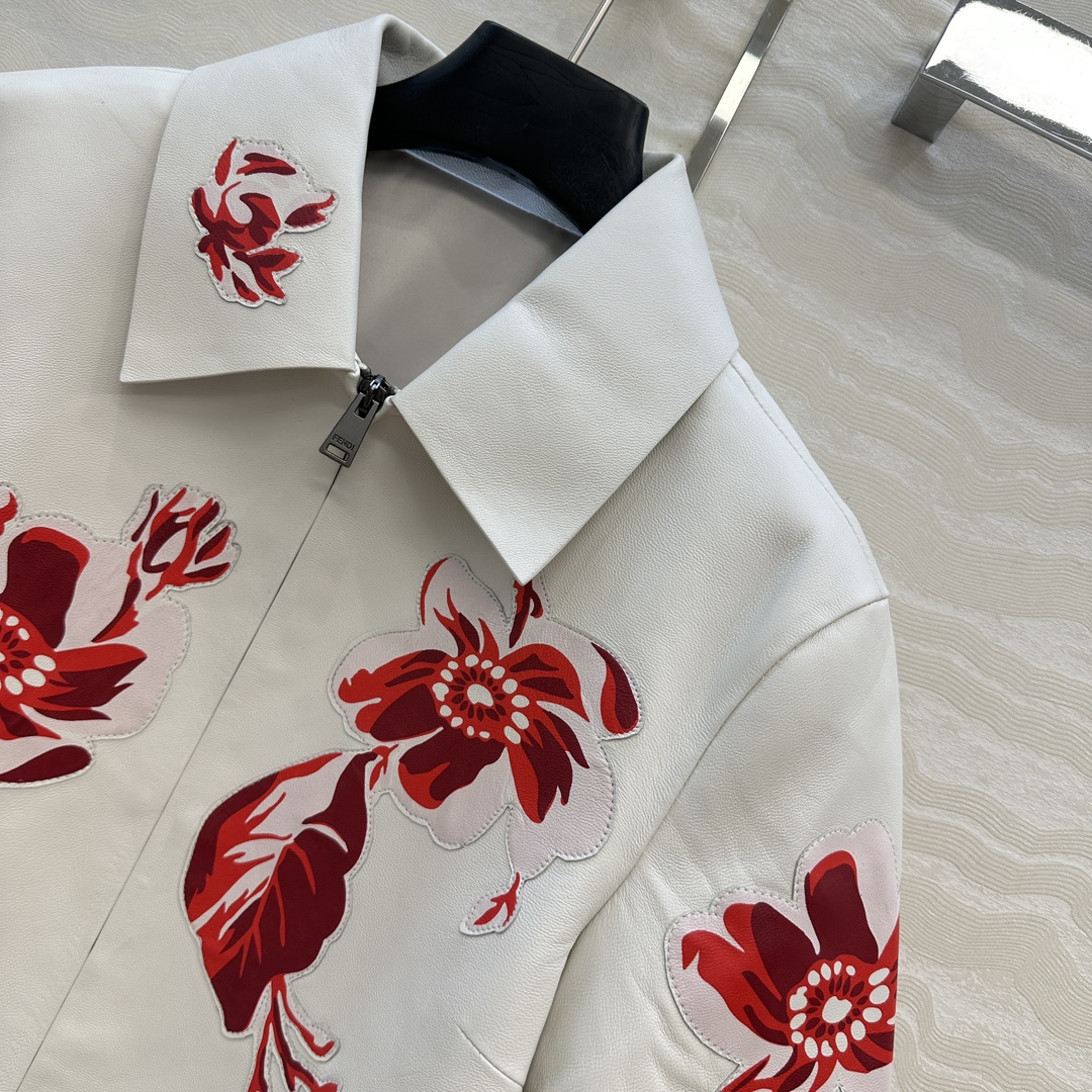 High-End Quality Control Short-Sleeve Coat – 100% Lamb Skin, Handmade, Stylish Classic, Luxury Design - 图片 3