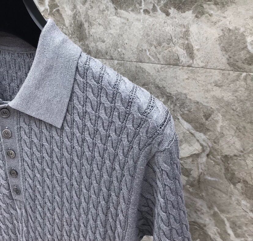 “THOM BROWNE Heavy-Work Polo Shirts and T-Shirts in 1-4 Colors” - 图片 3