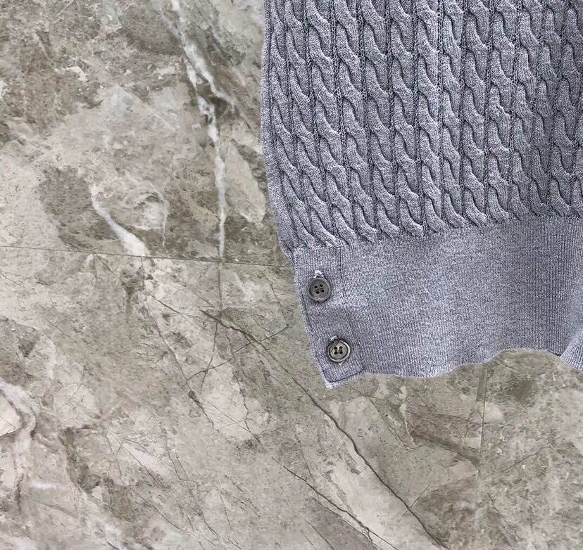 “THOM BROWNE Heavy-Work Polo Shirts and T-Shirts in 1-4 Colors” - 图片 7