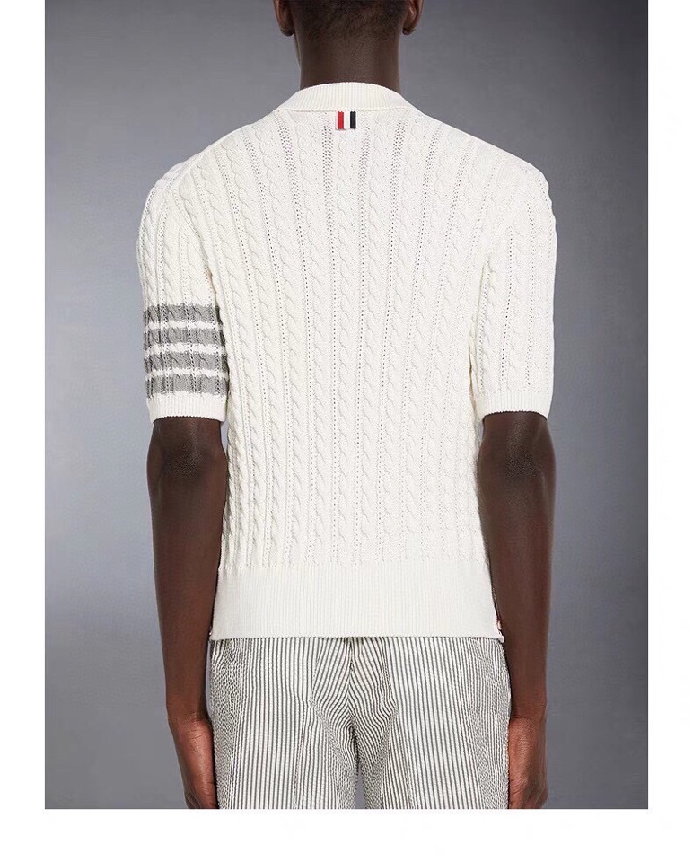 “P600 Thom Browne Heavy-Work Tweaked Polo Shirts and Twisted T-Shirts in 1-4 Colors” - 图片 3