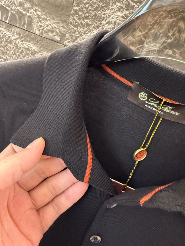 “2025 Loro Piana Noyoya Fall Winter Polo T-Shirts: High-Quality Wool, Classic Colors, Fashionable Choices” - 图片 4