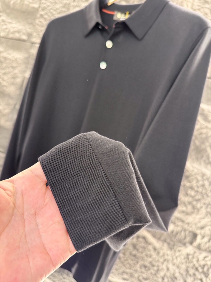 “2025 Loro Piana Noyoya Fall Winter Polo T-Shirts: High-Quality Wool, Classic Colors, Fashionable Choices” - 图片 6
