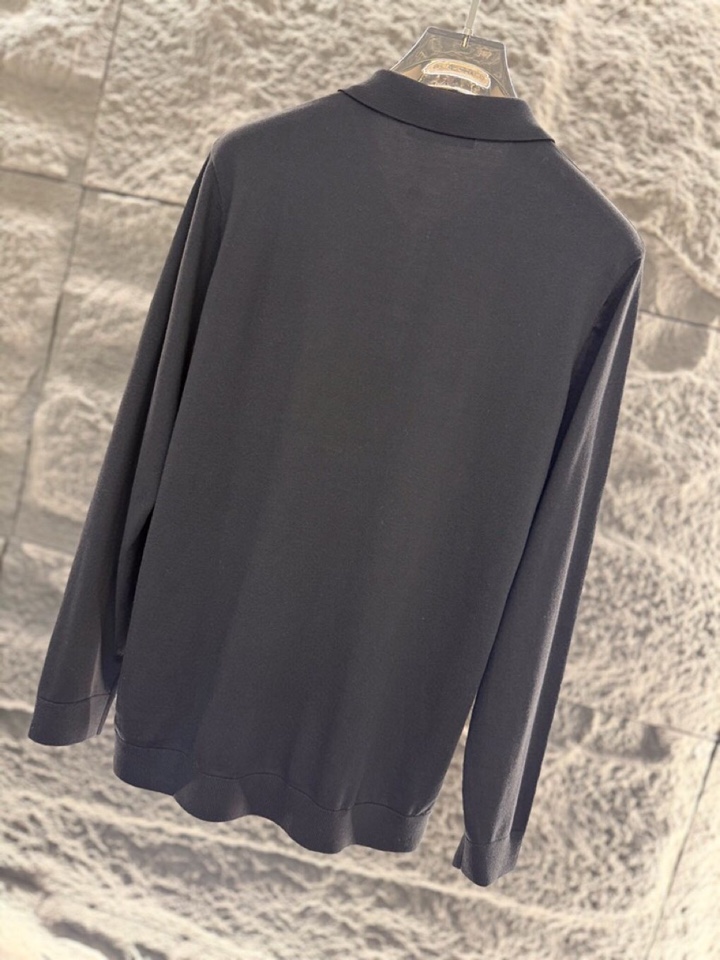 “2025 Loro Piana Noyoya Fall Winter Polo T-Shirts: High-Quality Wool, Classic Colors, Fashionable Choices” - 图片 7