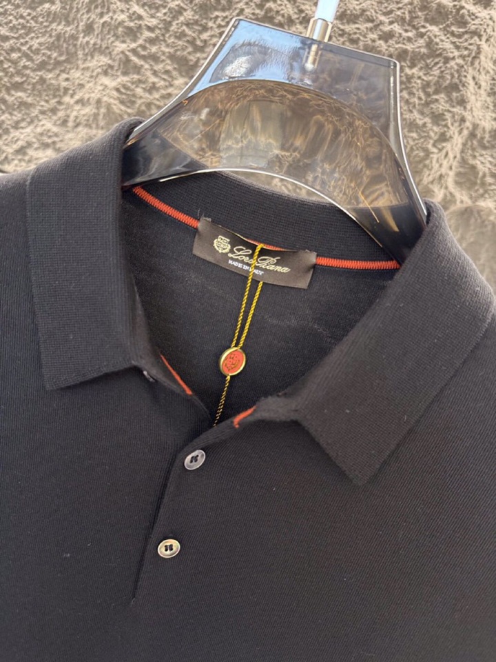 “2025 Loro Piana Noyoya Fall Winter Polo T-Shirts: High-Quality Wool, Classic Colors, Fashionable Choices” - 图片 3