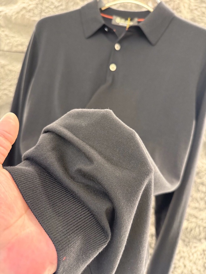 “2025 Loro Piana Noyoya Fall Winter Polo T-Shirts: High-Quality Wool, Classic Colors, Fashionable Choices” - 图片 5