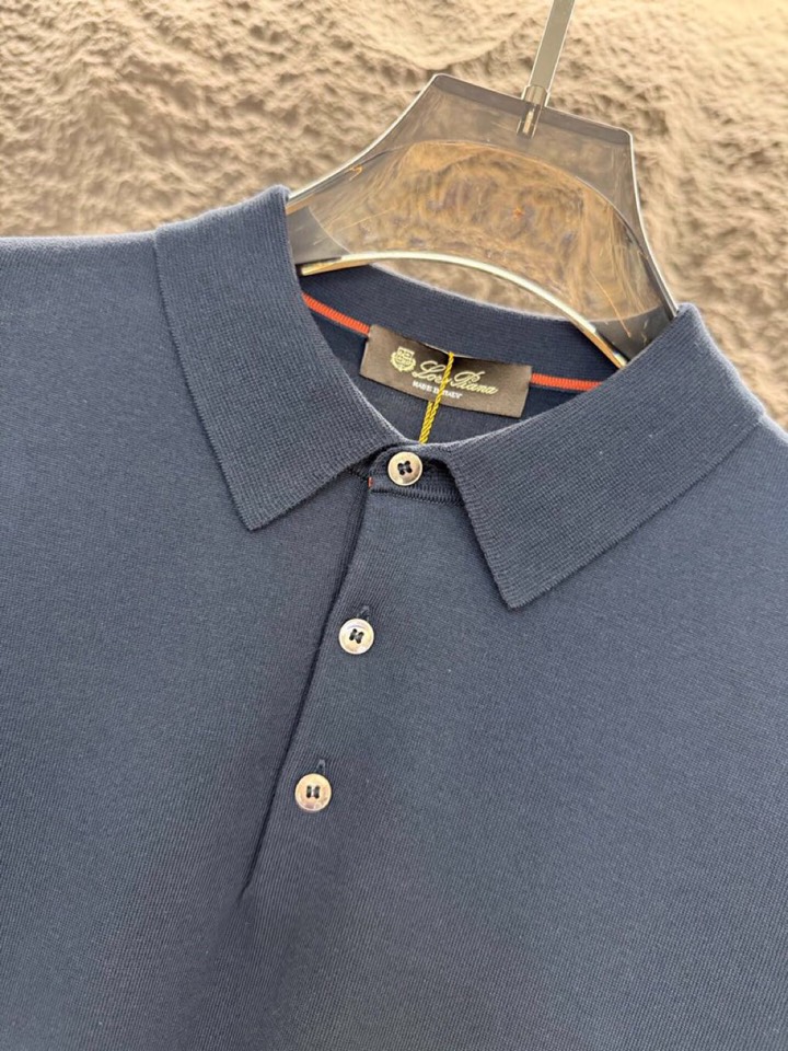 “New Loro Piana Noyoya 2025 Fall & Winter Polo T-Shirts: High-Quality, Classic Colors, Smart Fashionable Choice!” - 图片 3