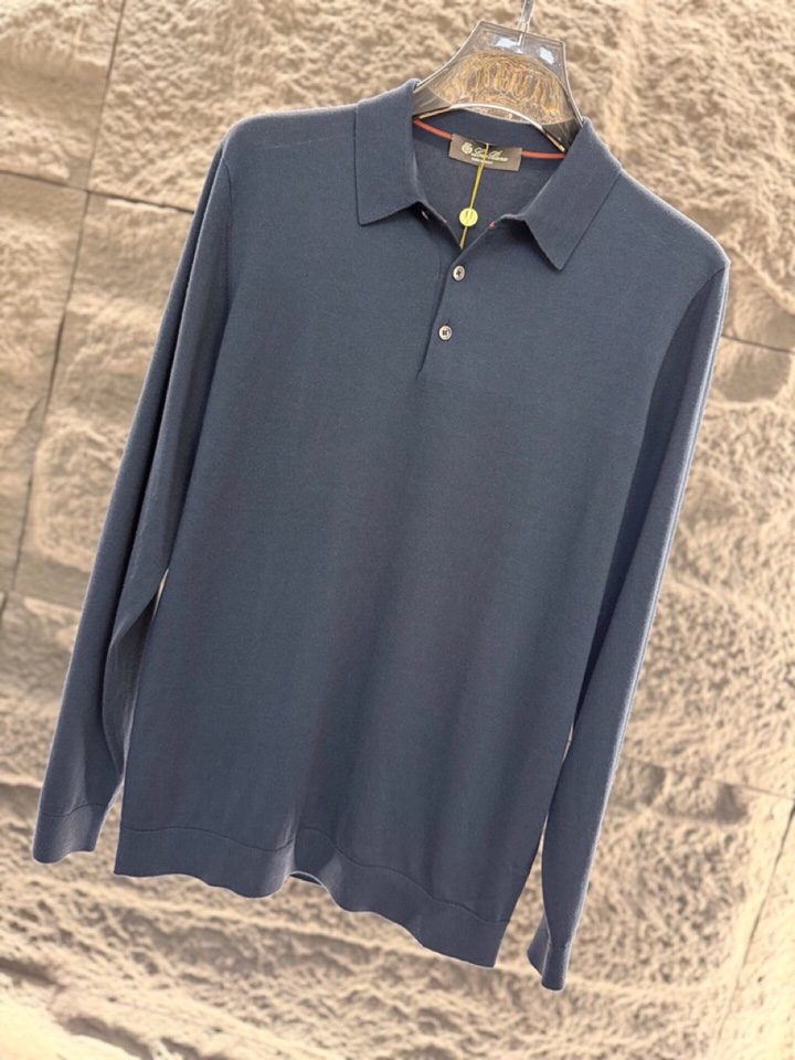 “New Loro Piana Noyoya 2025 Fall & Winter Polo T-Shirts: High-Quality, Classic Colors, Smart Fashionable Choice!” - 图片 2
