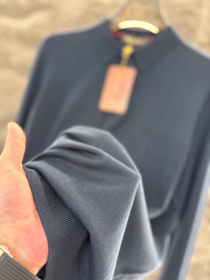 “New Loro Piana Noyoya 2025 Fall & Winter Polo T-Shirts: High-Quality, Classic Colors, Smart Fashionable Choice!” - 图片 6