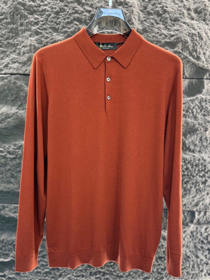 Loro Piana Noyoya 2025s Fall/Winter Polo T-Shirts: High-Quality, Classic Colors, Fashionable Choices