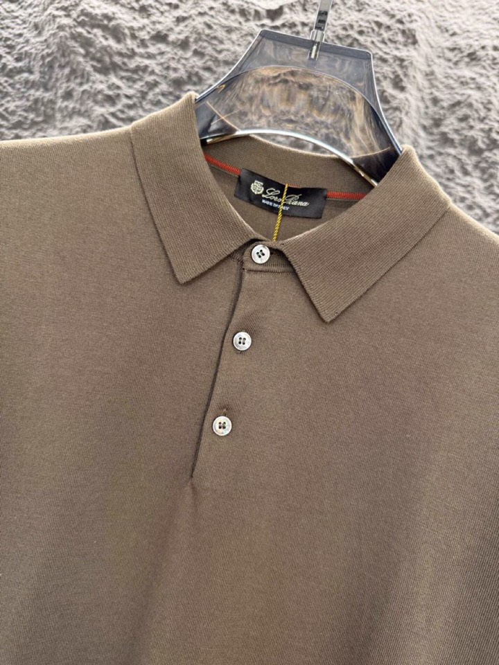 “2025 Loro Piana Noyoya Polo T-Shirts: High-Quality First-Cut Wool in Classic Colors” - 图片 2